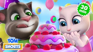 🥳 Mega Party Mix 🎉🎂 Talking Tom Shorts Compilation