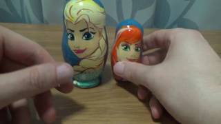 FROZEN  Russian Nesting/Matryoshka  Dolls Review
