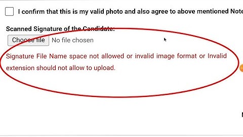 File name space not allowed or invalid image format or invalid extension should not allow to upload