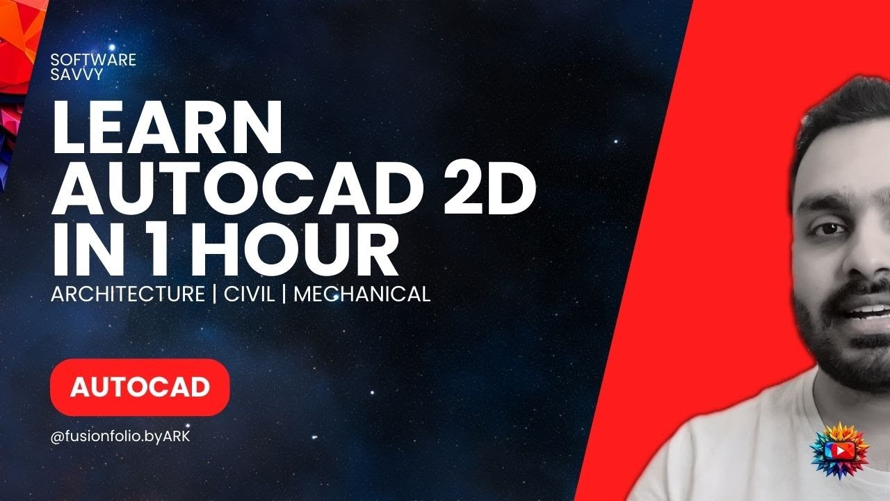 Autocal Ff SOFTWARE SAVVY | EP# 1 | FF | AUTOCAD ഒരു മണിക്കൂറിനുള്ളിൽ | LEARN ...