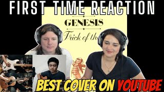 GENESIS - ENTANGLED - [Cover] - OUR FIRST REACTION to Aufa Kantadiredja | PLAYED BY ONLY ONE MAN!