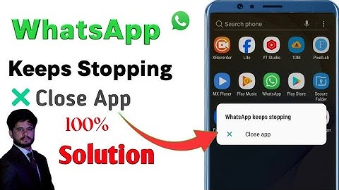 WhatsApp Keeps Stopping Close App 2024||WhatsApp Keeps Stopping Problem In Samsung 2024