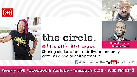 The Circle: LIVE Niki Lopez ~ Donald Gunder and Da...