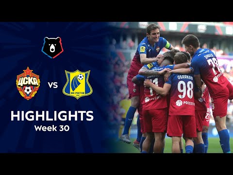 CSKA Moscow Rostov Goals And Highlights