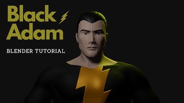 How to make 3D Characters in Blender | Black Adam