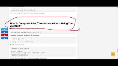 Archiving & Compressing Files and Directories In Linux Using zip (MODULE 5.0D)