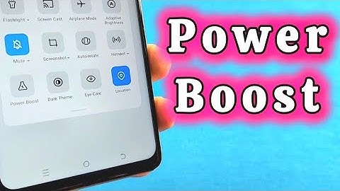 how enable power boost for Tecno Spark phone