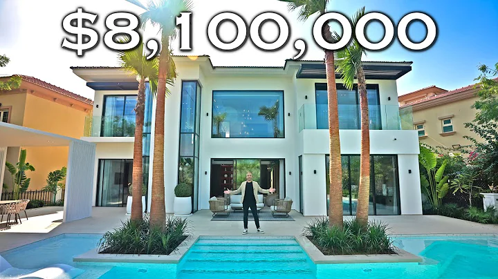 Touring a $8,100,000 DUBAI Contemporary VILLA - Jumeirah Islands