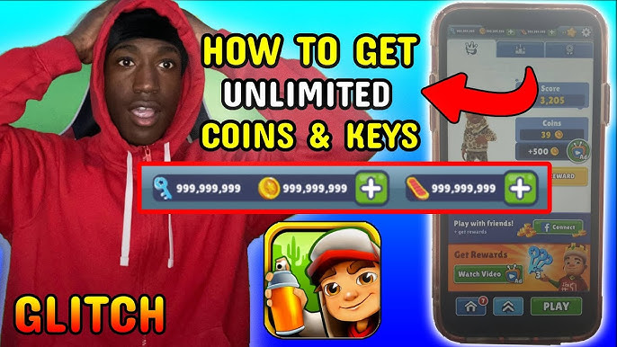 how to get unlimited coins and keys glitch subway surfers｜TikTok-sökning