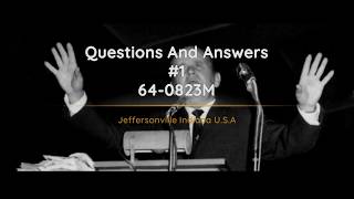 64-0823M Questions And Answers 1 | William Branham