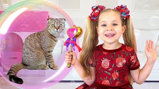 Diana's Magic Wand Pretend Play!