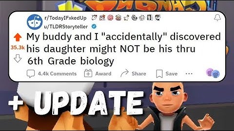 My buddy and I "accidentally" discovered his daughter might NOT be his thru 6th Grade biology