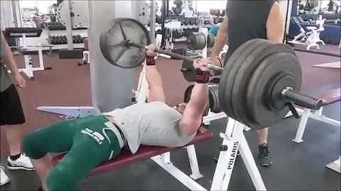 400lb bench press for reps @198lbs, powerlifting m...