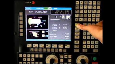 Fagor 8055 TC Tool Calibration (2 of 12) SD