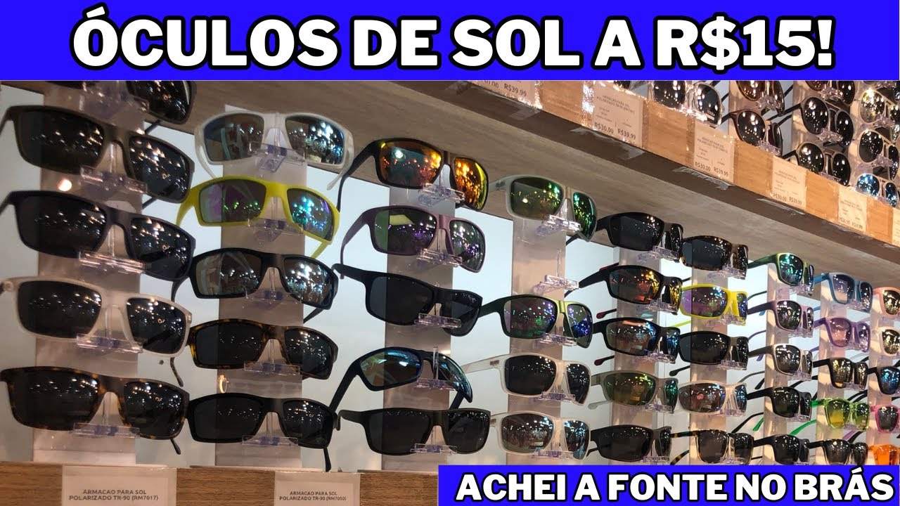 QUAL É O MELHOR FORNECEDOR DE ÓCULOS NO BRÁS? ÓCULOS RAY-BAN A PARTIR DE R$15,00! PRA LUCRO ALTO!
