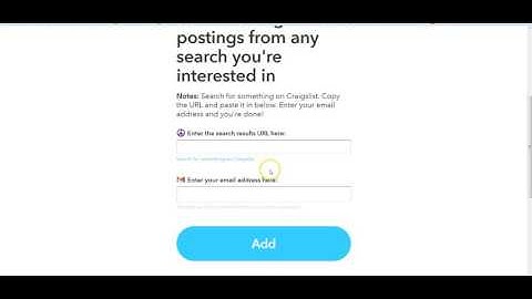 Creating Craigslist email alerts with IFTTT