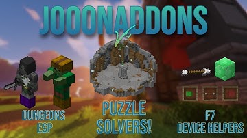Hypixel Skyblock: JooonAddons V4 (DUNGEONS V3! Dungeons ESP, Auto F7 Device, Puzzles & More!)