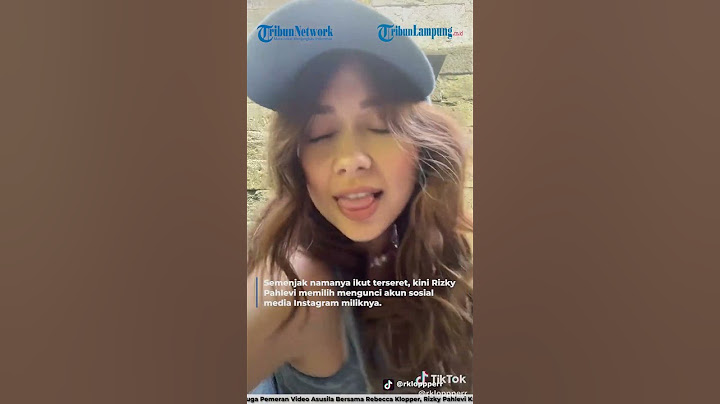 DIDUGA PEMERAN VIDEO ASUSILA BERSAMA REBECCA KLOPPER, RIZKY PAHLEVI KABUR | @TribunLampungOfficial