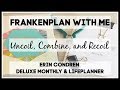 Frankenplan With Me | Uncoil, Combine, & Recoil Erin Condren Deluxe Monthly and LifePlanner |