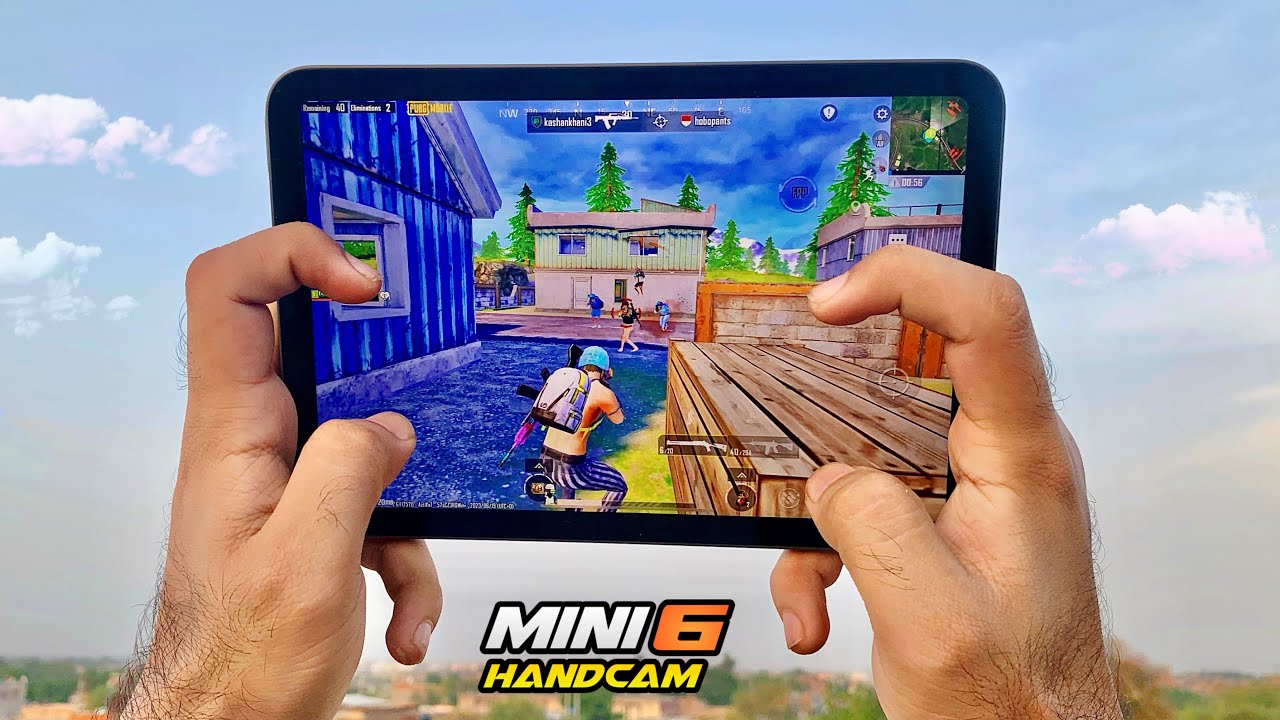 iPad Mini 6 Handcam 🔥| 4 Finger claw / PUBG Gameplay/Test Gyro ❤️🔥FHD+60FPS
