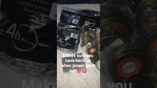 #prepare #Prep #lightsout #blackout #candles #matches #waterproof #2026 #BE #PREPARED