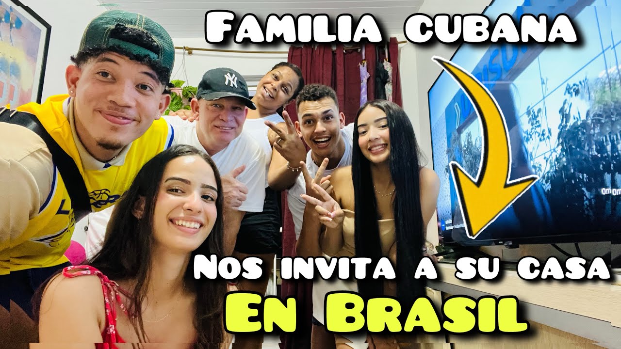 UNA FAMILIA CUBANA nos INVITAN A SU CASA EN BRASIL 🇧🇷😱NOS LLEVAMOS UN GRAN MOMENTO 
