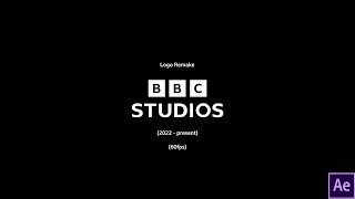Bbc Studios Logo 2022 - Present Remake 60Fps After Effects Cc 2019