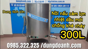 Nồi nấu cám lợn công nghiệp bằng điện chống khê cháy tiện dụng mới 2021