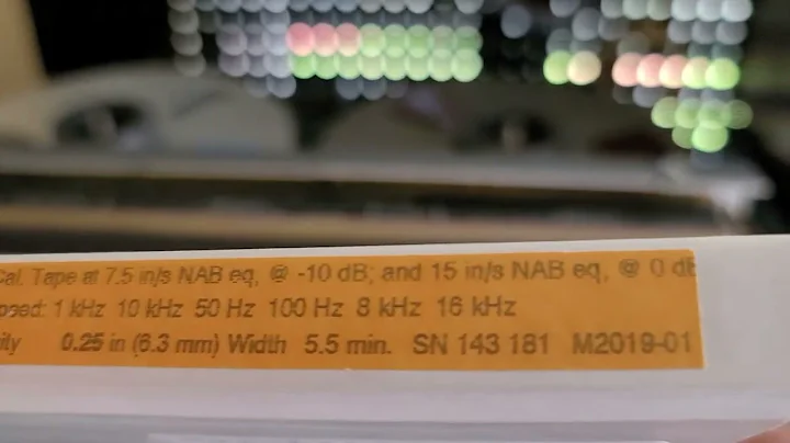 Studer A810 calibration completed