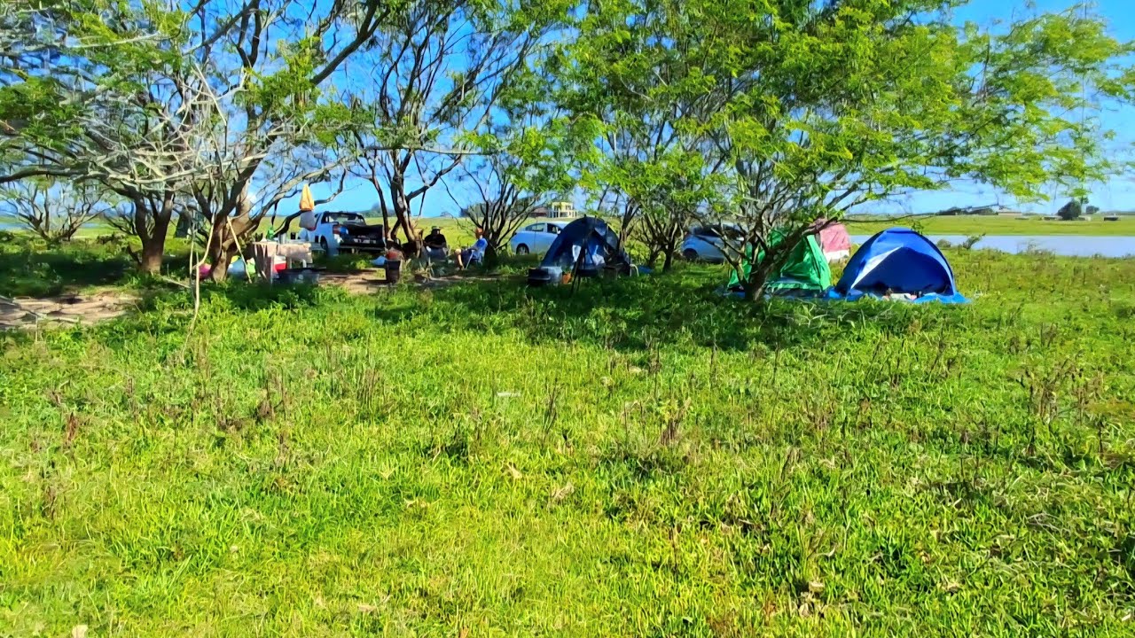 Acampamento e pescaria caipira na Barranca do Rio FOMOS VISITAR OS INSCRITOS 