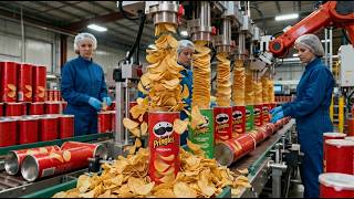 Inside the Modern Pringles Factory – How Stacked Chips Are Made Full Process Inside