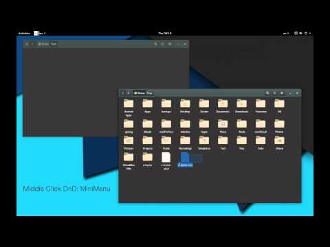 GNOME Files (Nautilus) DnD Modifiers