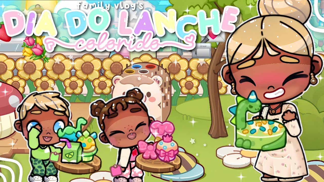 *AESTHETIC*🍓DIA DO LANCHE COLORIDO 🥪 |~Avatar World~|RP 📹