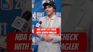 Fit check with Keaton Wagler 😮‍💨 #shorts