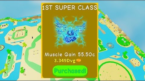 Getting 1st Super Class in Lifting Simulator!