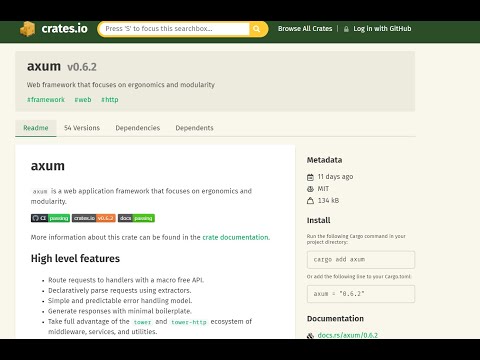 Building A #rust #backend  (#rust + #axum  + #tokio + #mysql) - #2 #youtubeshorts #json #path #param