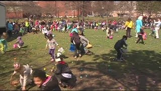 Easter Egg Hunt held in Holyoke Heritage Park