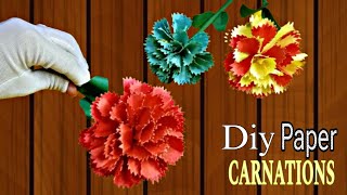 How to make Paper Flowers easy ll Diy paper craft ideas