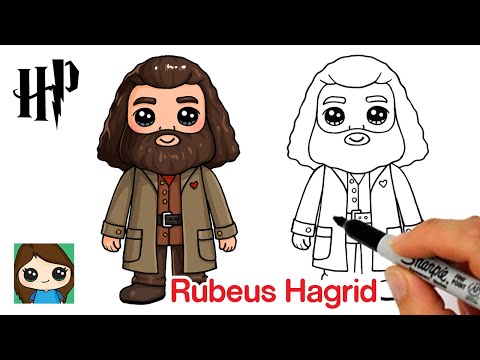 How To Draw Hagrid Harry Potter Safe Videos For Kids
