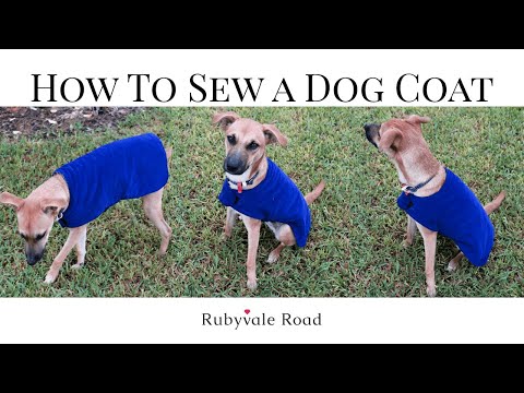 How To Sew a Dog Coat | Step By Step Sewing Tutorial | Rubyvale Road