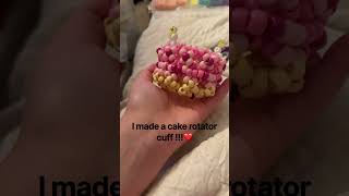 Happy birthday cake cuff #bracelet #makemeviral #beads #kandikid