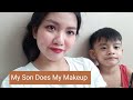 My Son Does My Makeup