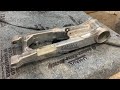 Polishing 101 Aluminum Calfab ATC250r swingarm instructional polishing video. D&A Restorations