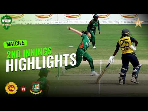 2nd Innings Highlights | Sri Lanka vs Bangladesh | M 5 | Women U19 Tri-Nation Series 2026 | MZP1J