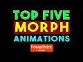 Top 5 Morph Animation Tricks in PowerPoint 2019 - Full Tutorial