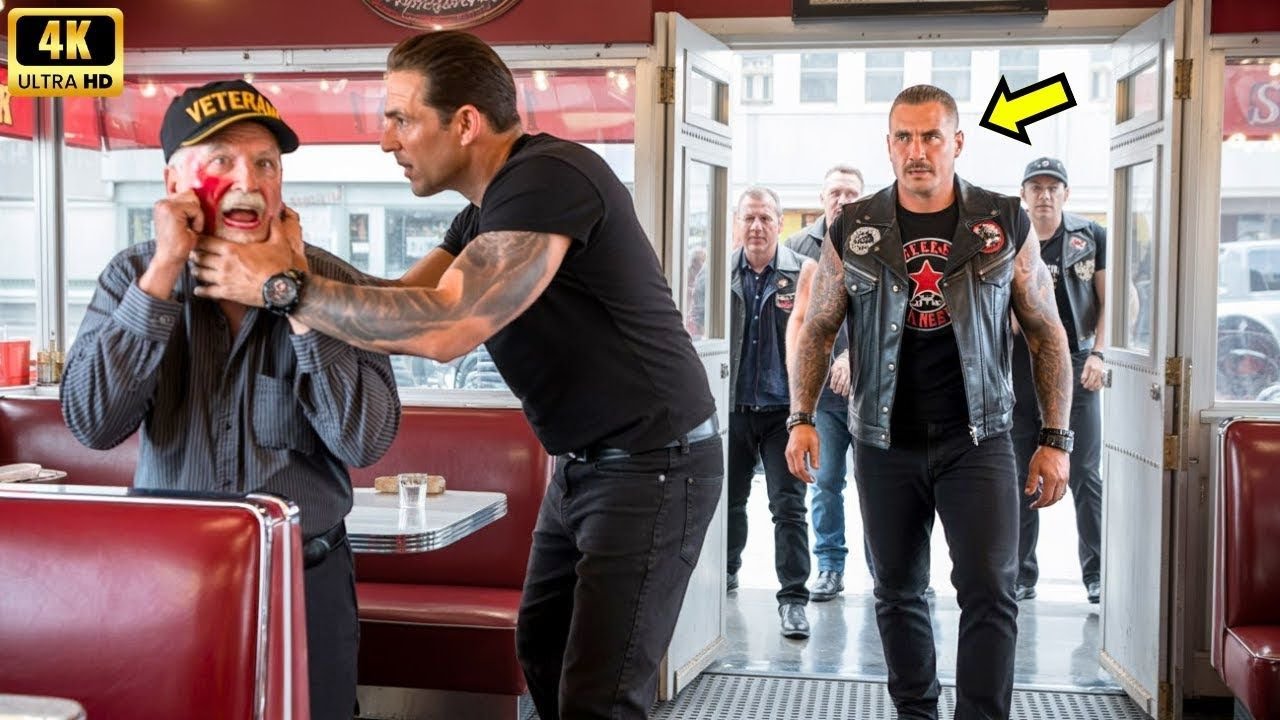 Thug Slapped a 90 Year Old Veteran at a Bar— Unaware His Son is The Hells Angels Captain..