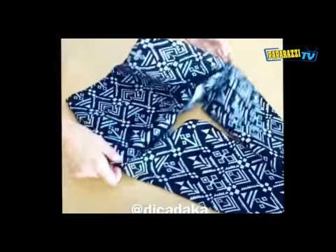 როგორ გადავაკეთოთ ძველი შარვალი ახალ მოდურ მაისურად 5 წამში