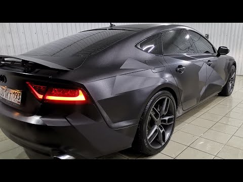 Пленка черный шлифованный алюминий BMW