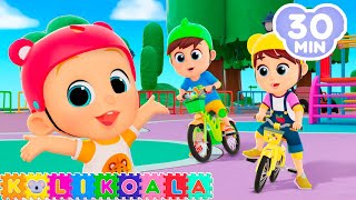Learn How to Ride a Bike  and more Nursery Rhymes | KOLI KOALA | Kids Songs