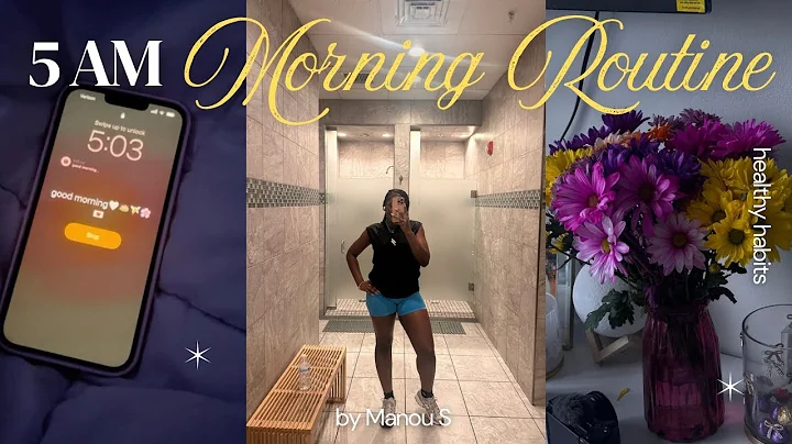 5AM MORNING ROUTINE: How to build discipline and stay consistent| Manou S
